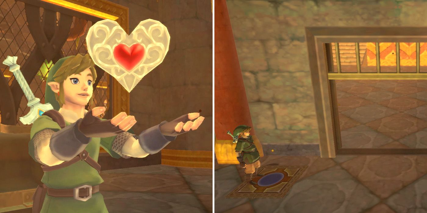 How to get the Mysterious Crystals boss key in The Legend of Zelda: Skyward Sword HD's Fire Sanctuary dungeon