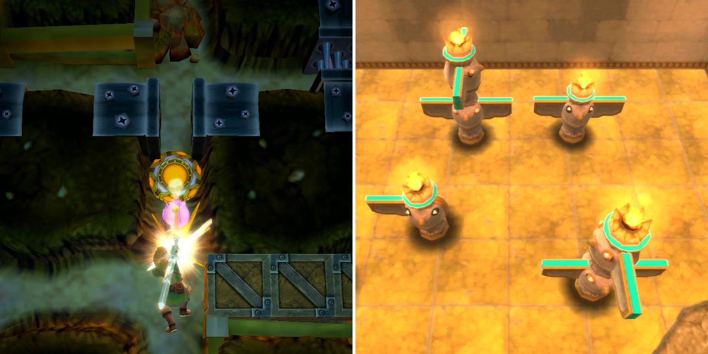 How to get the Mysterious Crystals boss key in The Legend of Zelda: Skyward Sword HD's Fire Sanctuary dungeon