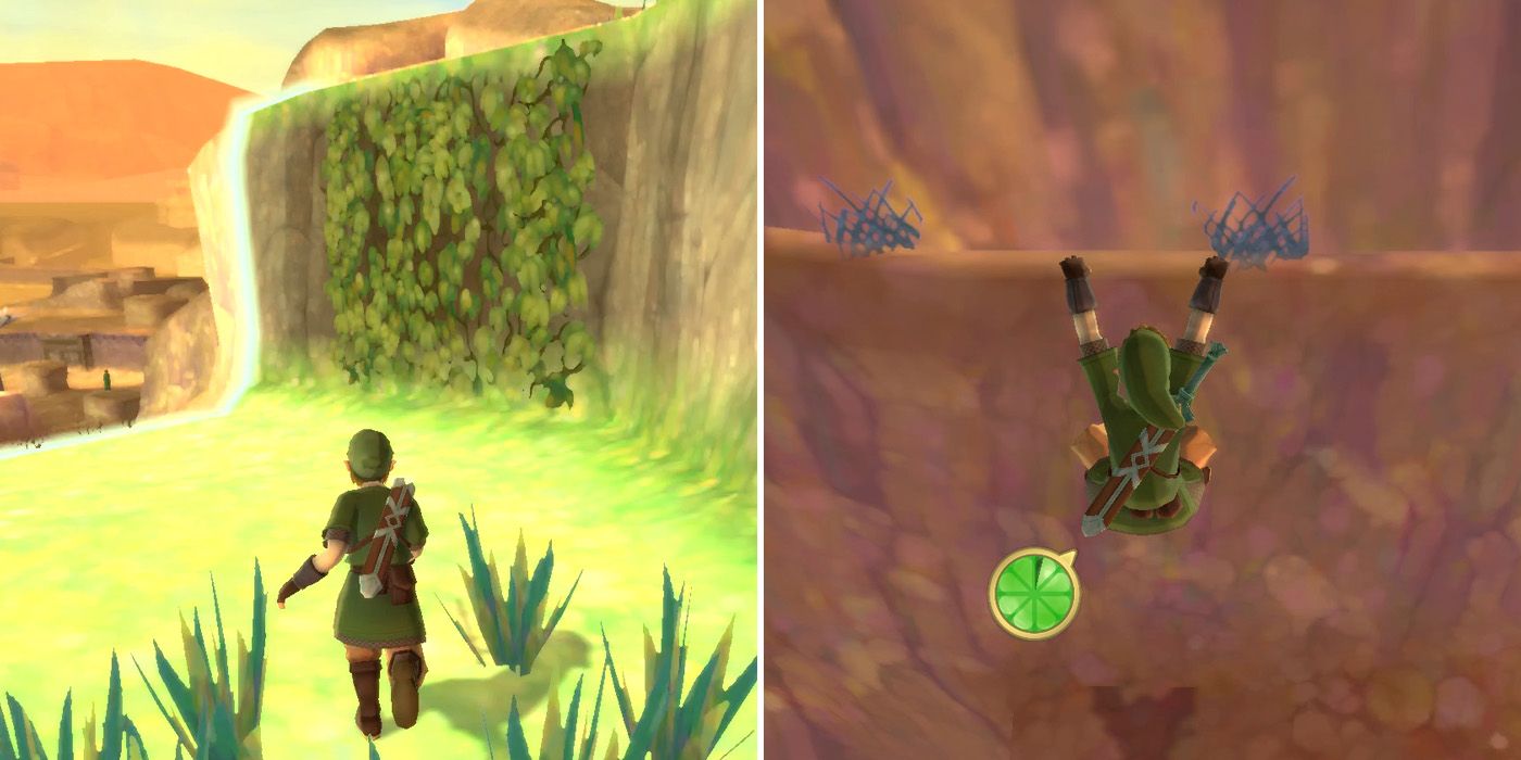 Navigating to the area with the party wheel during the Fixing Fun Fun Island side quest in The Legend of Zelda: Skyward Sword HD