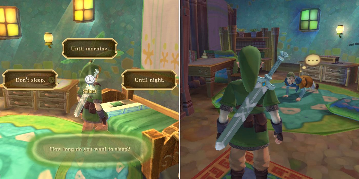 The Fledge's Workout side quest in The Legend of Zelda: Skyward Sword HD can be completed in about 3 minutes if tackled all at once