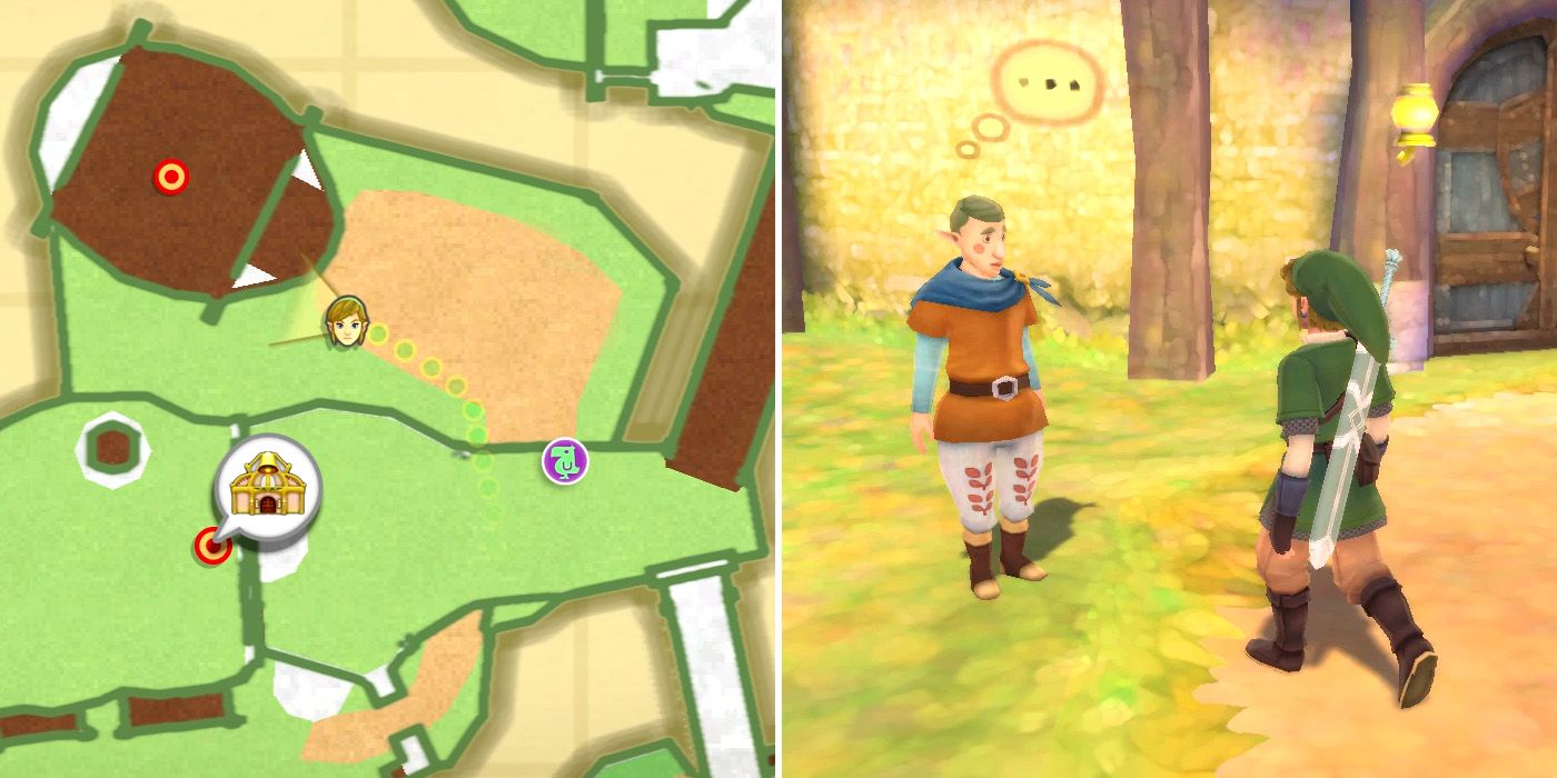 The Pumpkin Pull mini-game in The Legend of Zelda: Skyward Sword HD