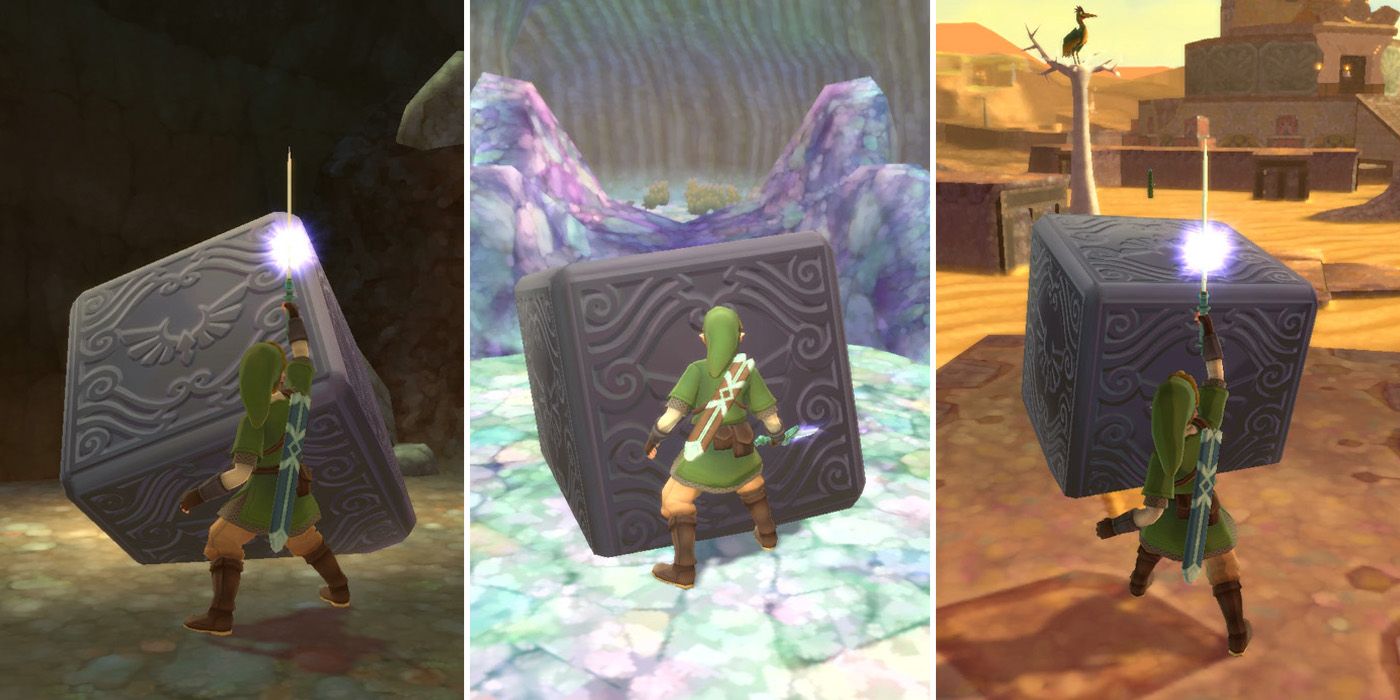 Goddess Cubes in The Legend of Zelda: Skyward Sword HD