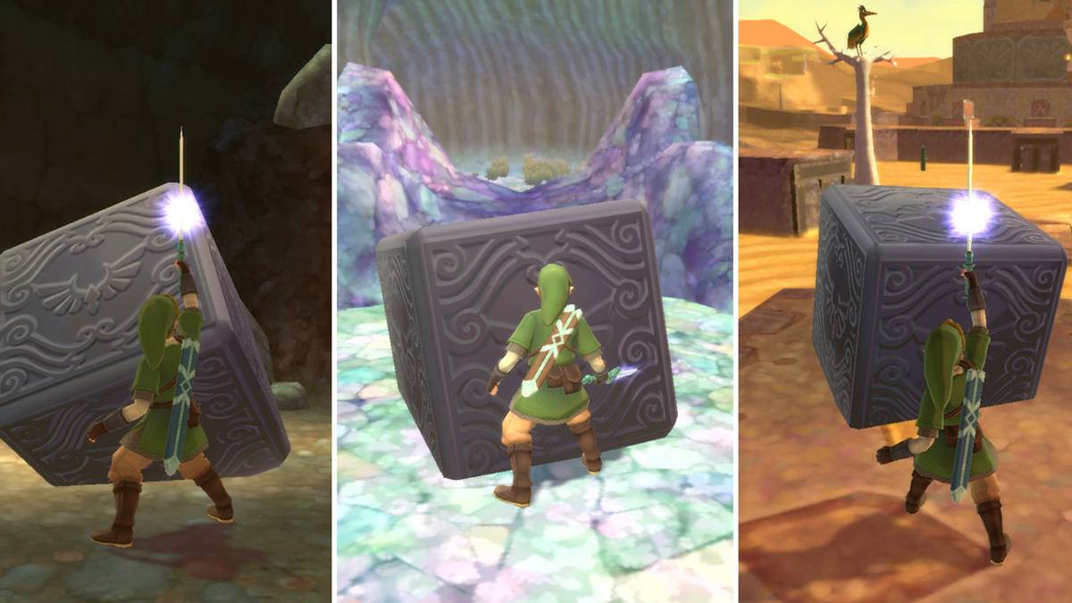 Goddess Cubes in The Legend of Zelda: Skyward Sword HD