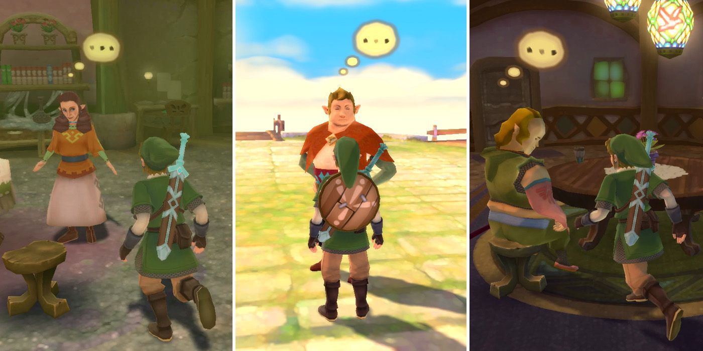 Some of the side quests in The Legend of Zelda: Skyward Sword HD