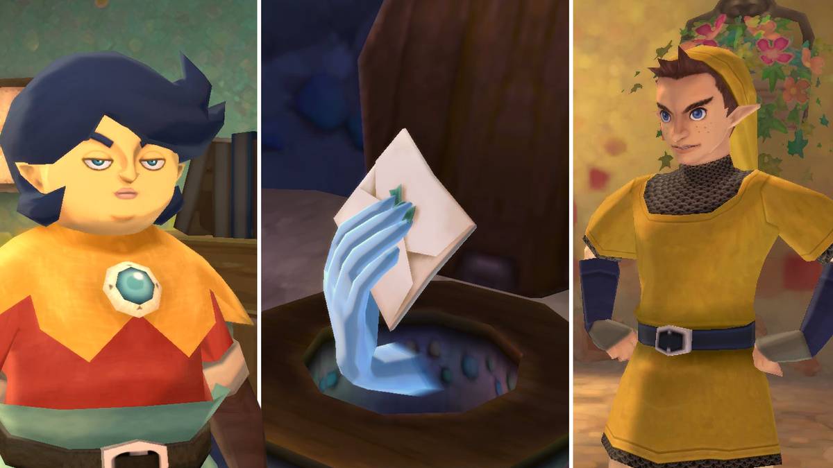 The Haunted Restroom side quest in The Legend of Zelda: Skyward Sword HD