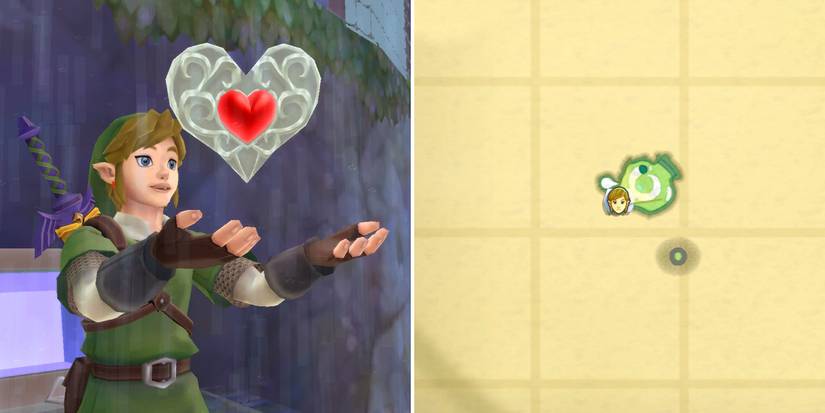 Bug Island heart piece (Skyward Sword HD)