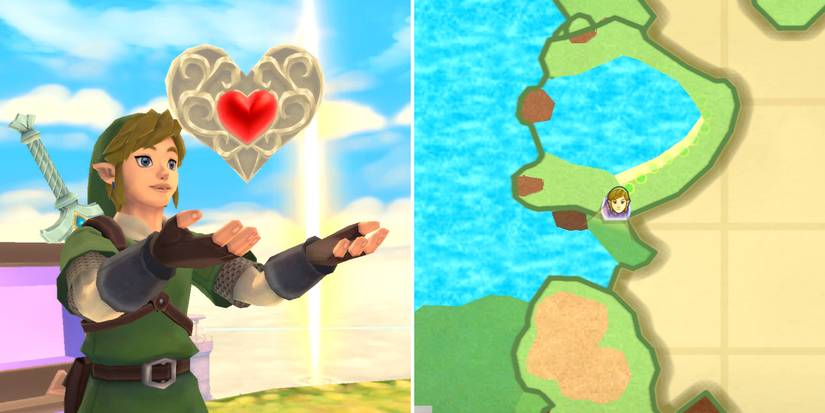 Waterfall Island heart piece (Skyward Sword)