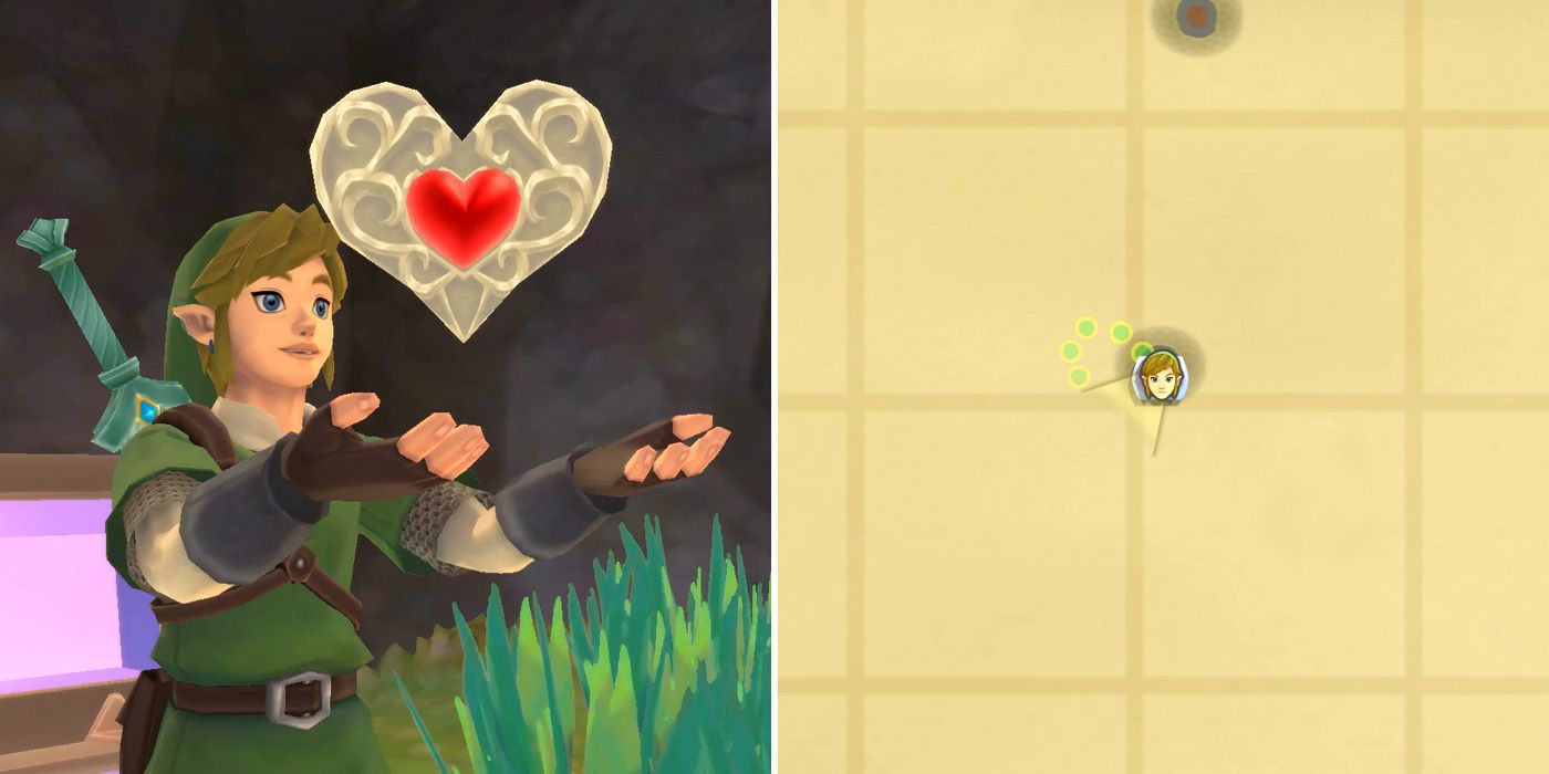 Volcano Island heart piece (Skyward Sword HD)