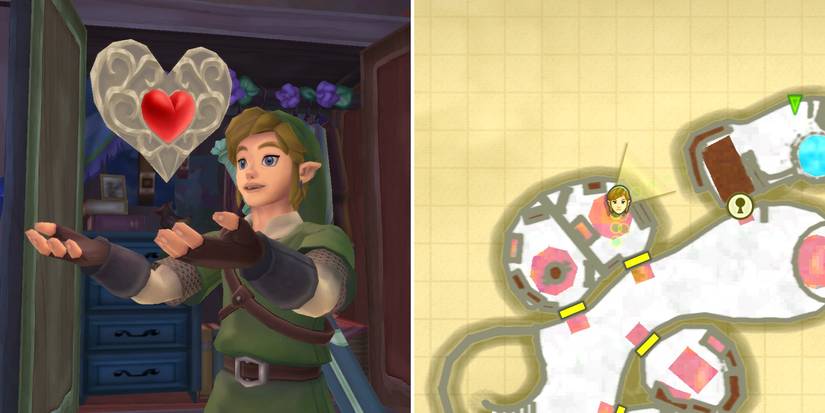 Zelda's Bedroom heart piece (Skyward Sword HD)