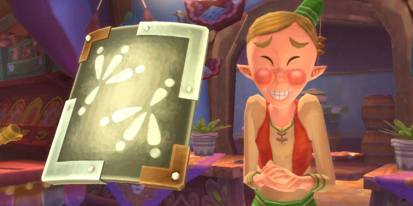 Obtaining an Iron Shield in The Legend of Zelda: Skyward Sword HD