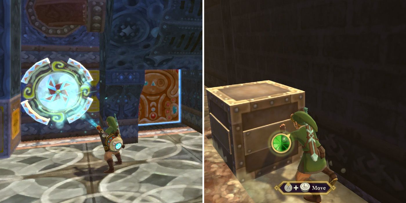 Finding the Dungeon Map in the Lanayru Mining Facility dungeon in The Legend of Zelda: Skyward Sword HD