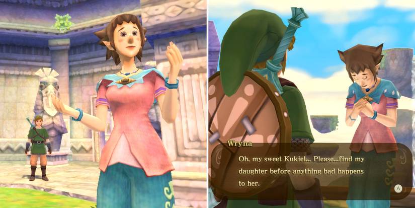 How to start the Lost Child side quest in The Legend of Zelda: Skyward Sword HD