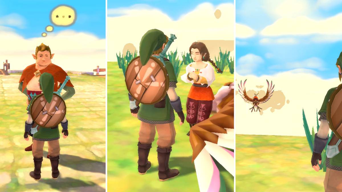 The Missing Sister side quest in The Legend of Zelda: Skyward Sword HD