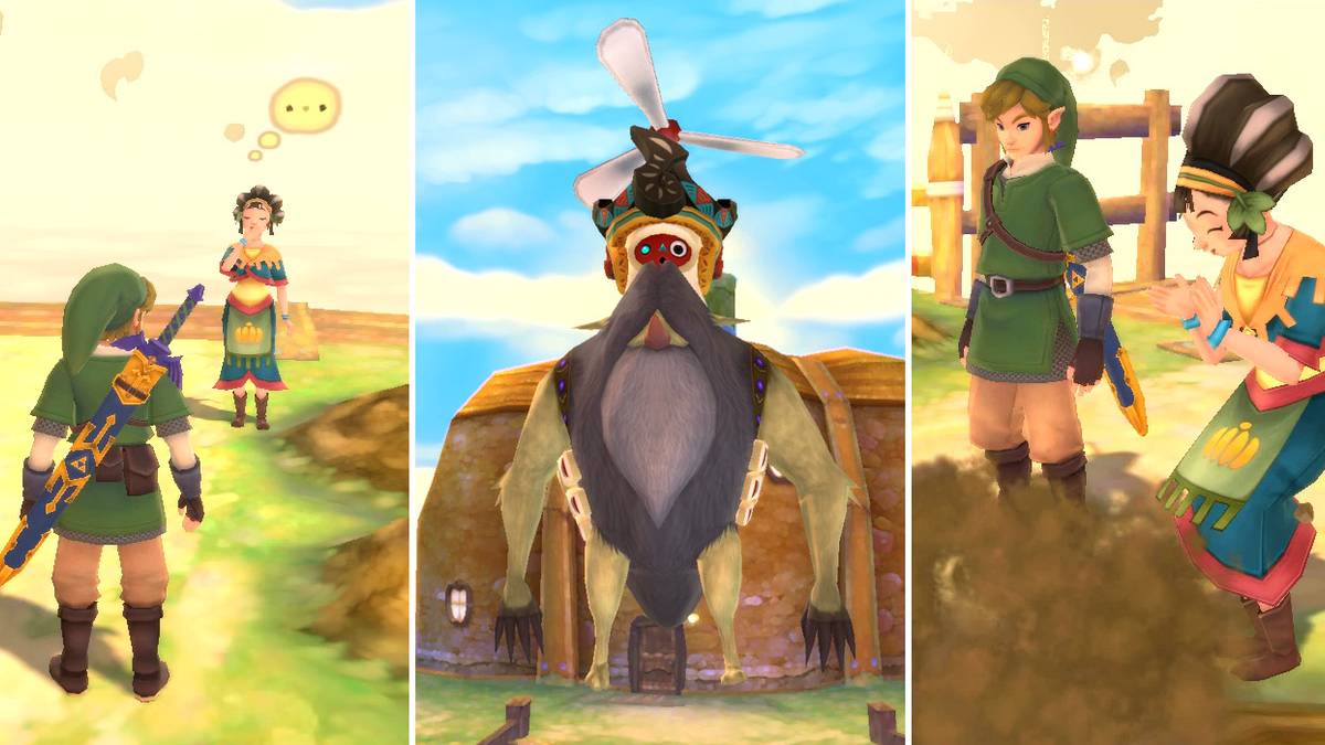 The Pumpkin Harvest side quest in The Legend of Zelda: Skyward Sword HD