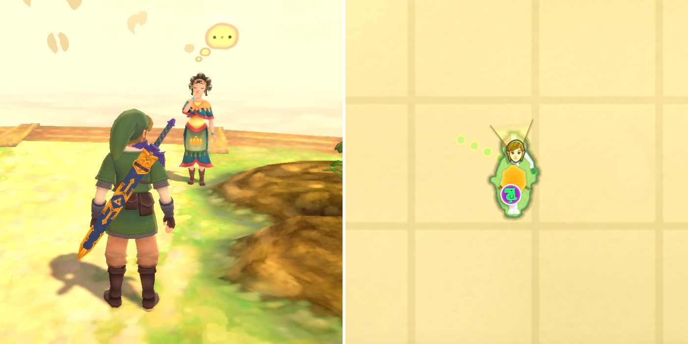 Hot to start the Pumpkin Harvest side quest in The Legend of Zelda: Skyward Sword HD