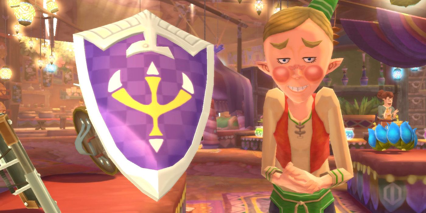 Obtaining a Sacred Shield in The Legend of Zelda: Skyward Sword HD