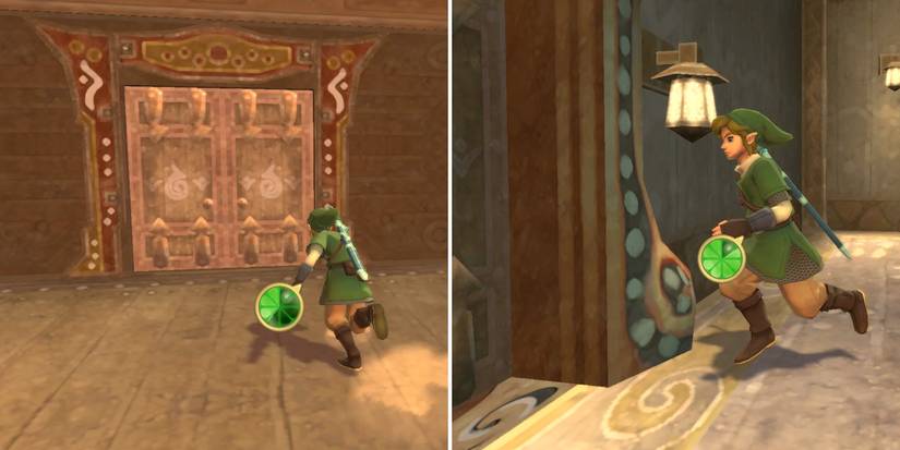 How to solve the directional lock in The Legend of Zelda: Skyward Sword HD's Sandship dungeon
