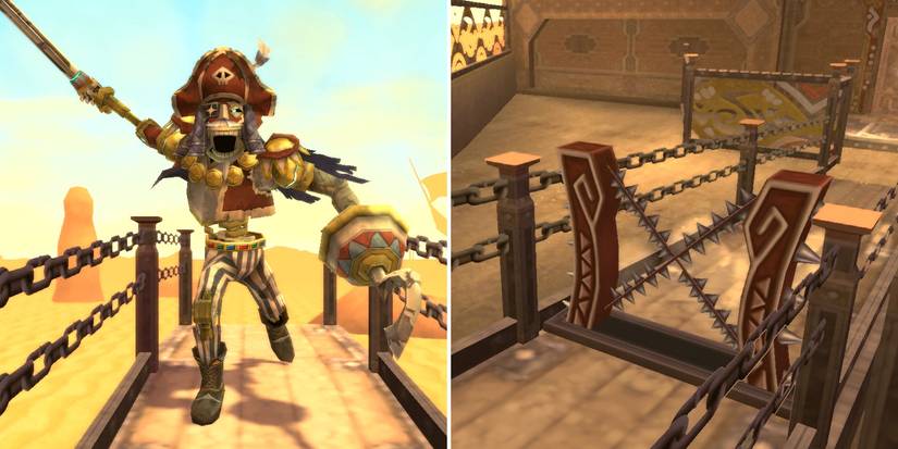 How to beat the Scervo mini-boss in The Legend of Zelda: Skyward Sword HD's Sandship dungeon