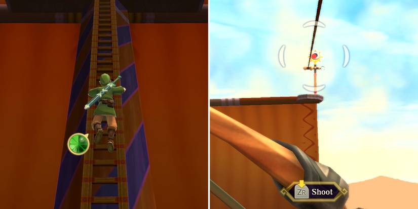 How to get the dungeon map in The Legend of Zelda: Skyward Sword HD's Sandship dungeon