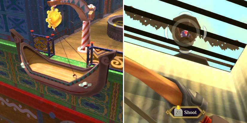 How to get the dungeon map in The Legend of Zelda: Skyward Sword HD's Sandship dungeon