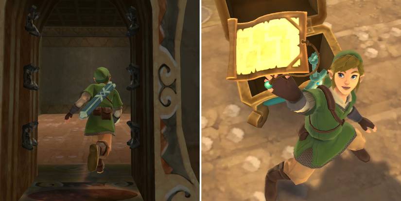 How to get the dungeon map in The Legend of Zelda: Skyward Sword HD's Sandship dungeon