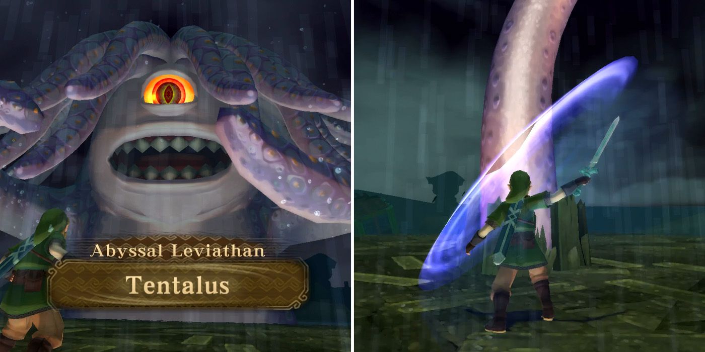 How to beat Tentalus in The Legend of Zelda: Skyward Sword HD's Sandship dungeon