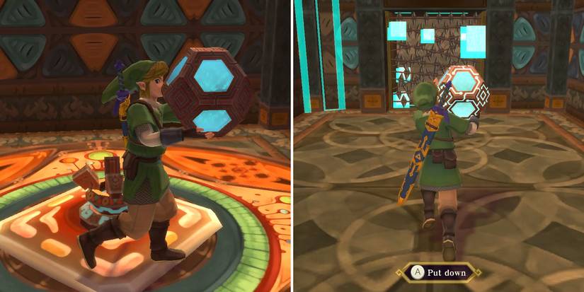 How to get the Triforce of Power in The Legend of Zelda: Skyward Sword HD's Sky Keep dungeon