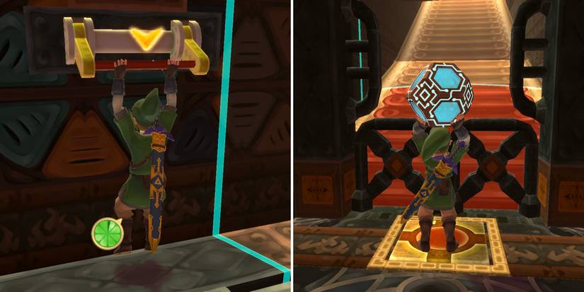 How to get the Triforce of Power in The Legend of Zelda: Skyward Sword HD's Sky Keep dungeon