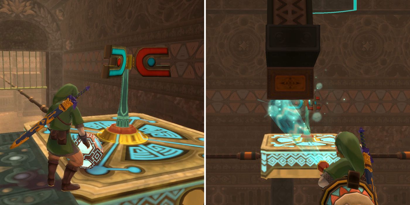 How to get the Triforce of Power in The Legend of Zelda: Skyward Sword HD's Sky Keep dungeon