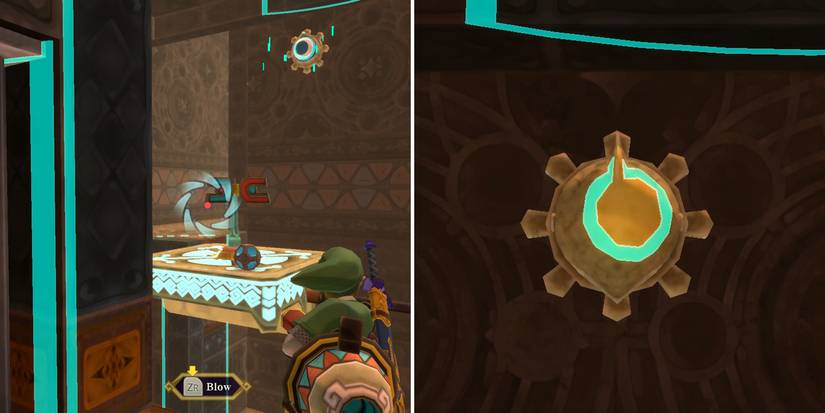 How to get the Triforce of Power in The Legend of Zelda: Skyward Sword HD's Sky Keep dungeon
