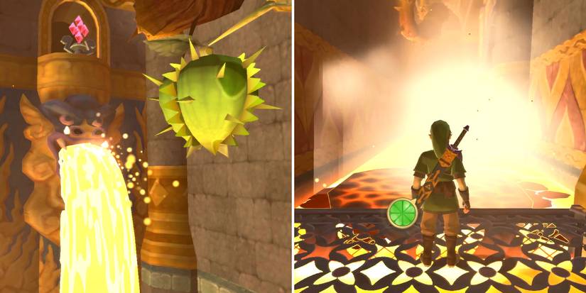 How to get the Triforce of Power in The Legend of Zelda: Skyward Sword HD's Sky Keep dungeon