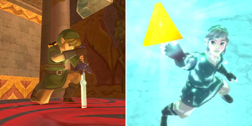 How to get the Triforce of Power in The Legend of Zelda: Skyward Sword HD's Sky Keep dungeon