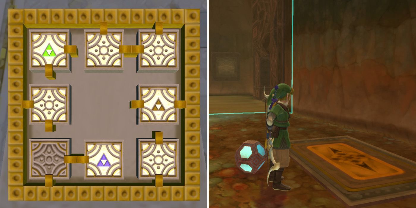 How to get the Triforce of Wisdom in The Legend of Zelda: Skyward Sword HD's Sky Keep dungeon