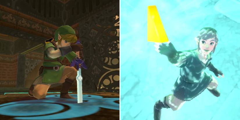 How to get the Triforce of Wisdom in The Legend of Zelda: Skyward Sword HD's Sky Keep dungeon