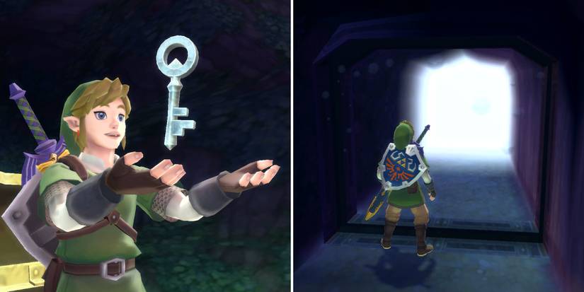 How to get the Triforce of Courage in The Legend of Zelda: Skyward Sword HD's Sky Keep dungeon