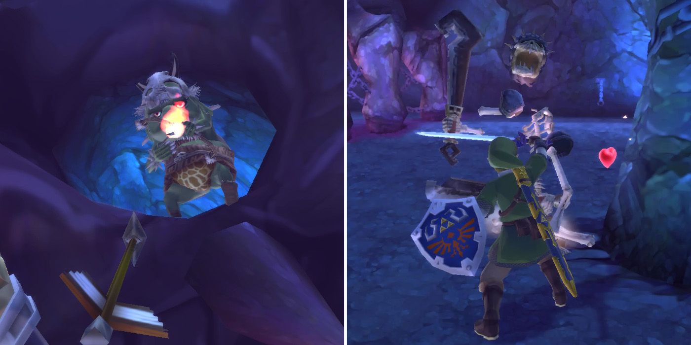 How to get the Triforce of Courage in The Legend of Zelda: Skyward Sword HD's Sky Keep dungeon