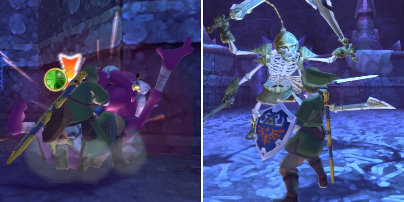 How to get the Triforce of Courage in The Legend of Zelda: Skyward Sword HD's Sky Keep dungeon