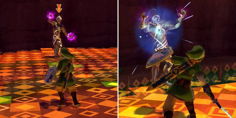 How to beat Ghirahim in The Legend of Zelda: Skyward Sword HD's Sky Keep dungeon