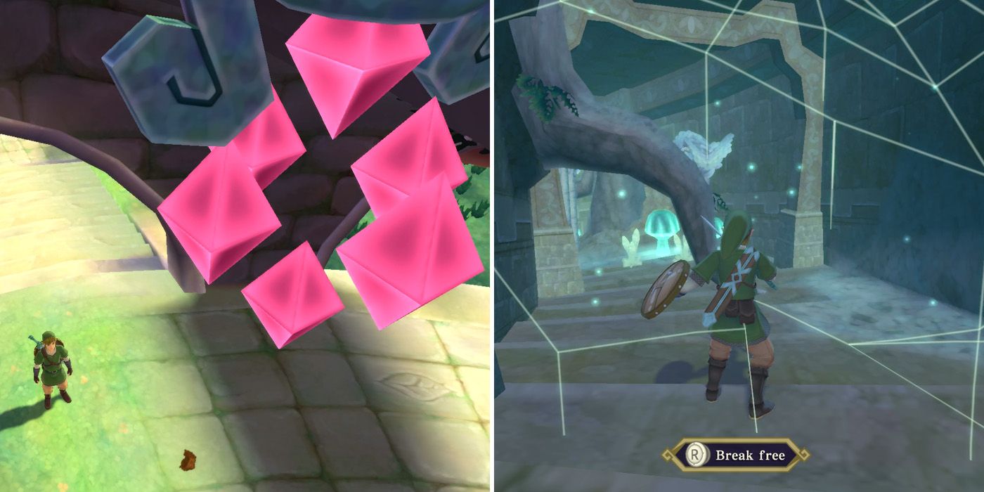Entering Skyview Temple in The Legend of Zelda: Skyward Sword HD