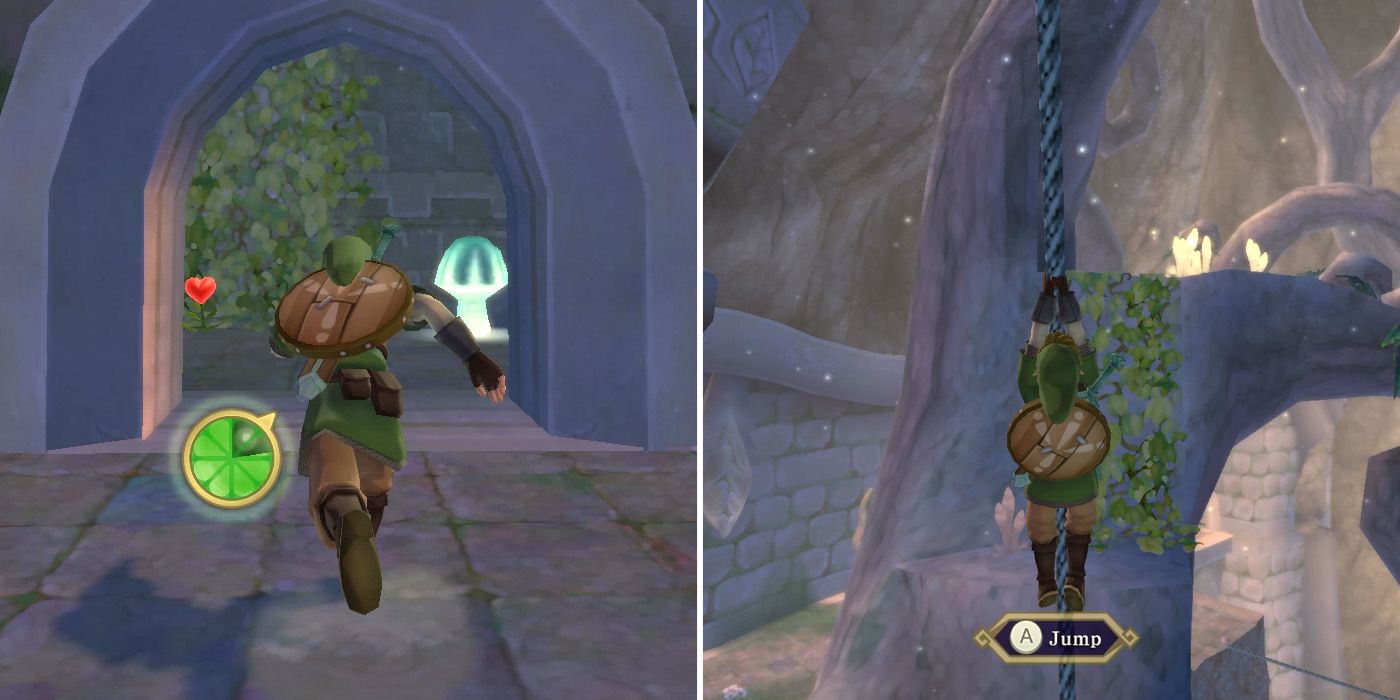 Obtaining the Skyview Temple's Golden Carving in The Legend of Zelda: Skyward Sword HD