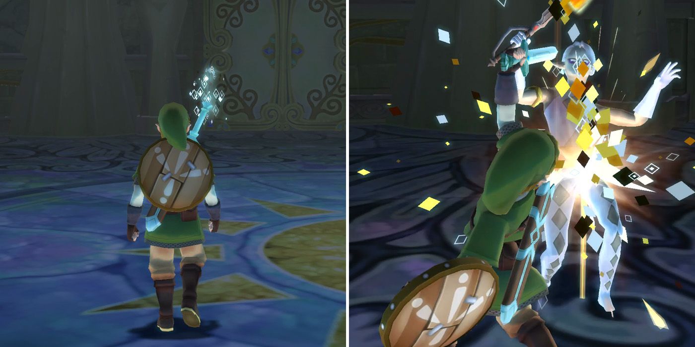 Ghirahim's teleport attack in The Legend of Zelda: Skyward Sword HD