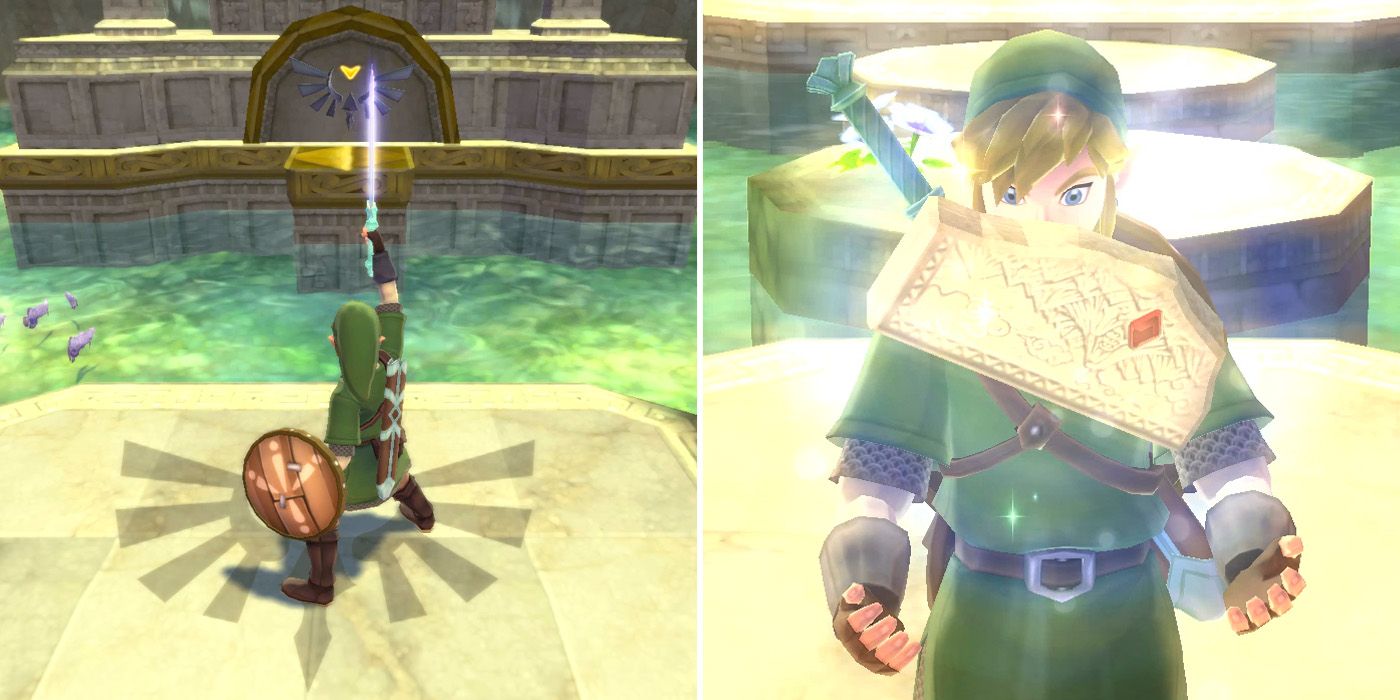 The Skyview Spring in The Legend of Zelda: Skyward Sword HD