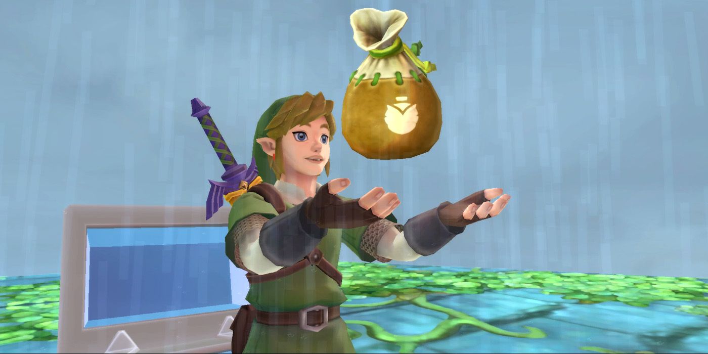 Obtaining a Small Bomb Bag in The Legend of Zelda: Skyward Sword HD