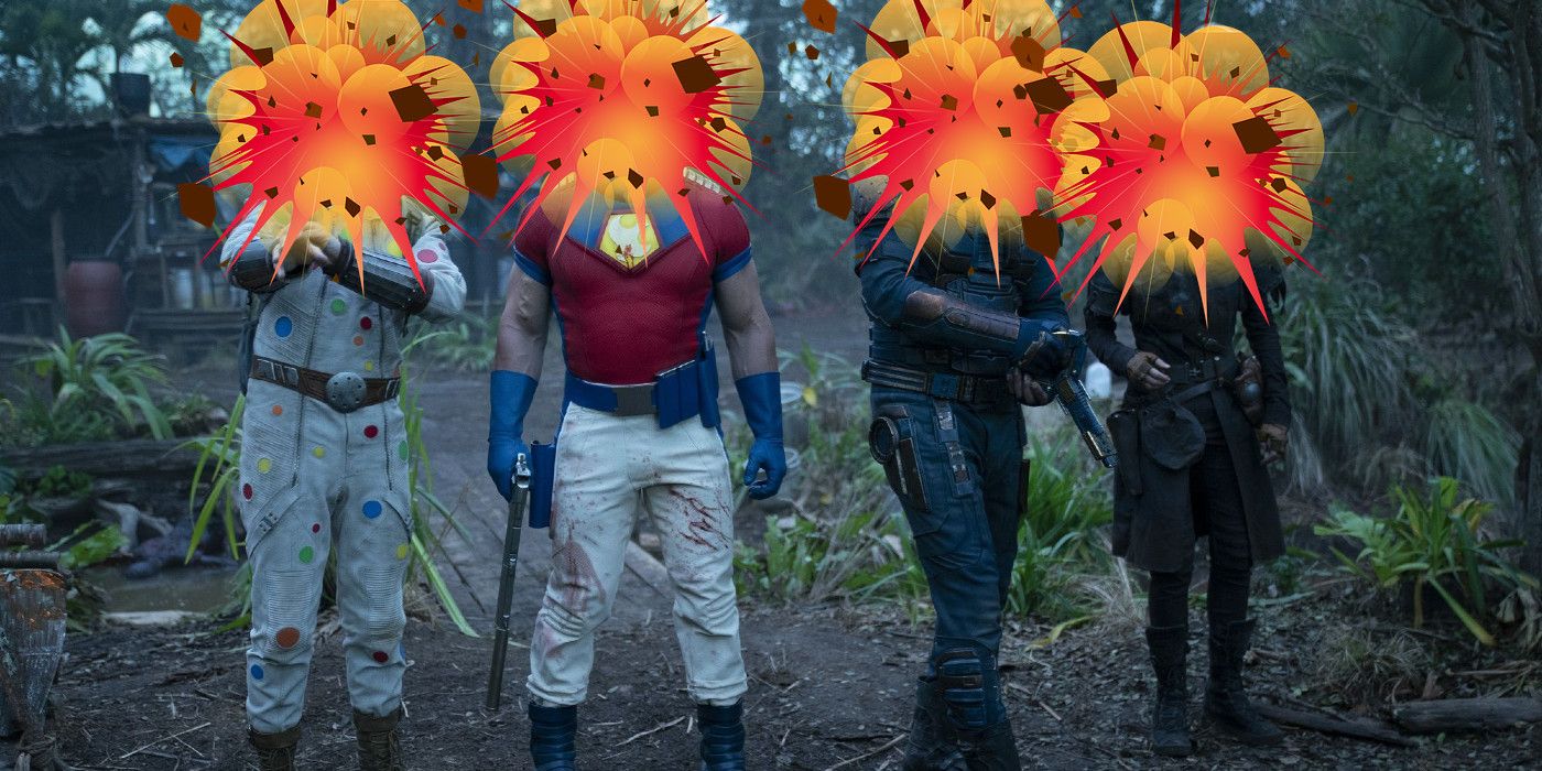 The Suicide Squad head explode