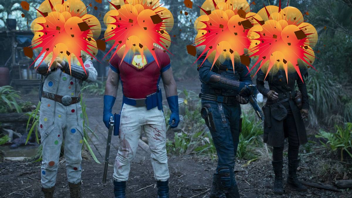 The Suicide Squad head explode