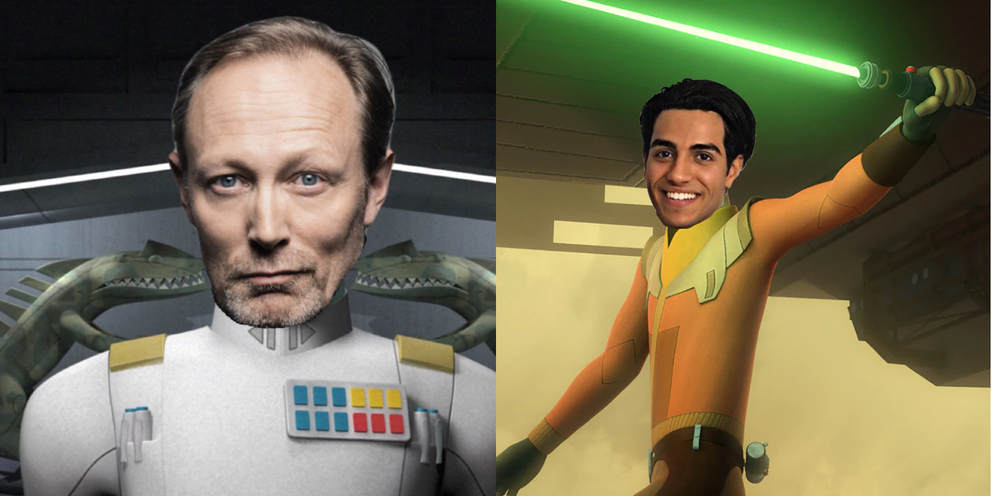 Thrawn Ezra Lars Mikkelsen Mena Massoud Star Wars