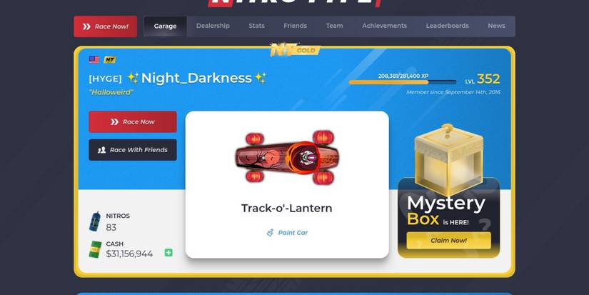 car customization page