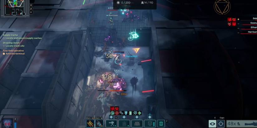 mutant attack in a hallway