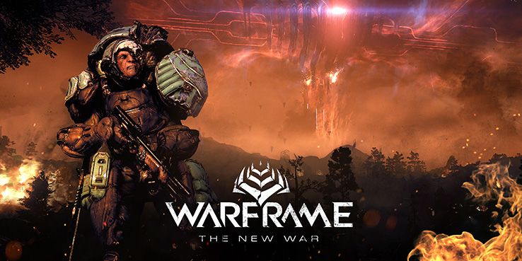 Промо-изображение дополнения Warframe The New War