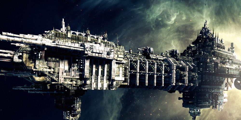 warhammer 40k ship imperial cathedral spaceship